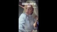 Screenshot of Jaclyn Cordeiro's Instagram Story (Image from- Instagram.com/@jac_lynfit IG Stories)